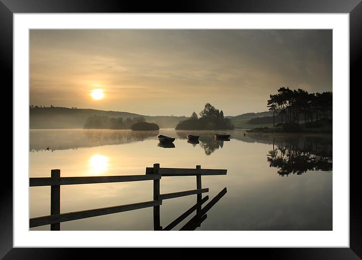 Knapps Loch Sunrise Framed Mounted Print by Maria Gaellman