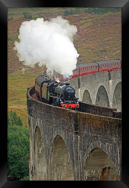  The Jacobite Steam Train Framed Print by Maria Gaellman