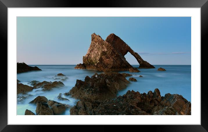Sunset by Bow Fiddle Rock Framed Mounted Print by Maria Gaellman
