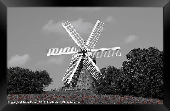 Windmill Hill - Heage near Belper Derbyshire Framed Print by Daves Photography