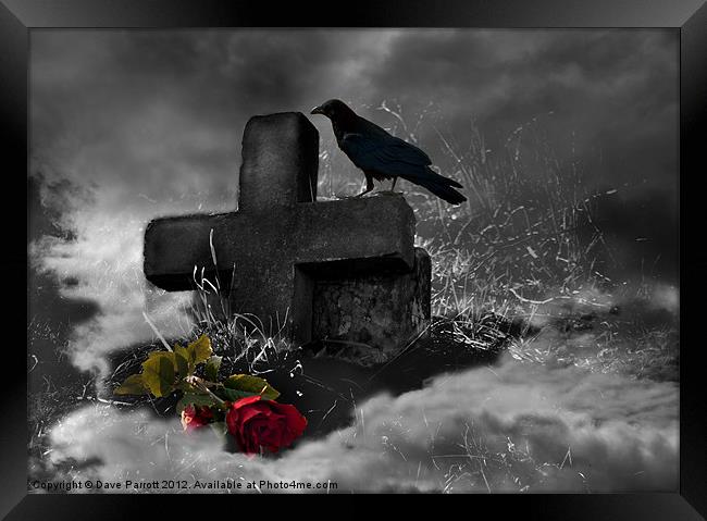Haunted Grave Framed Print by Daves Photography