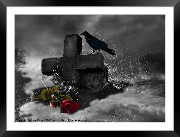 Haunted Grave Framed Mounted Print by Daves Photography