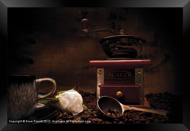 Love Real Coffee Framed Print by Daves Photography