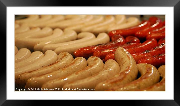 Sensational Sausage Framed Mounted Print by Wood Stocker