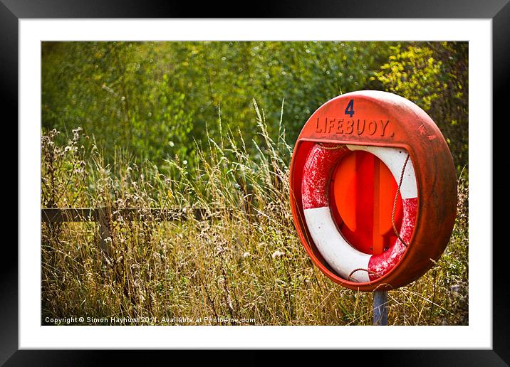 Oh My LifeBUOY Framed Mounted Print by Simon Hayhurst