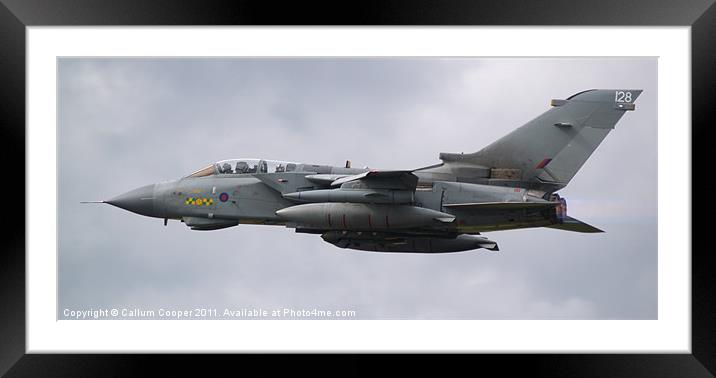 Tornado Fly Past Framed Mounted Print by Callum Cooper