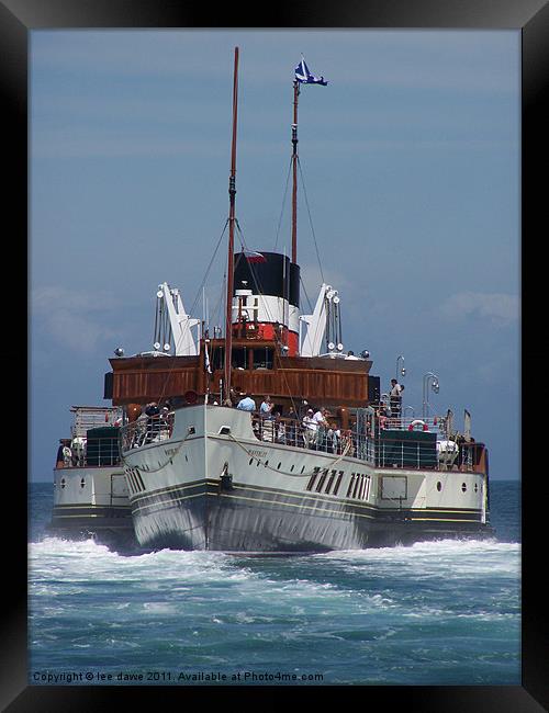 The Waverley paddle steamer Framed Print by Images of Devon