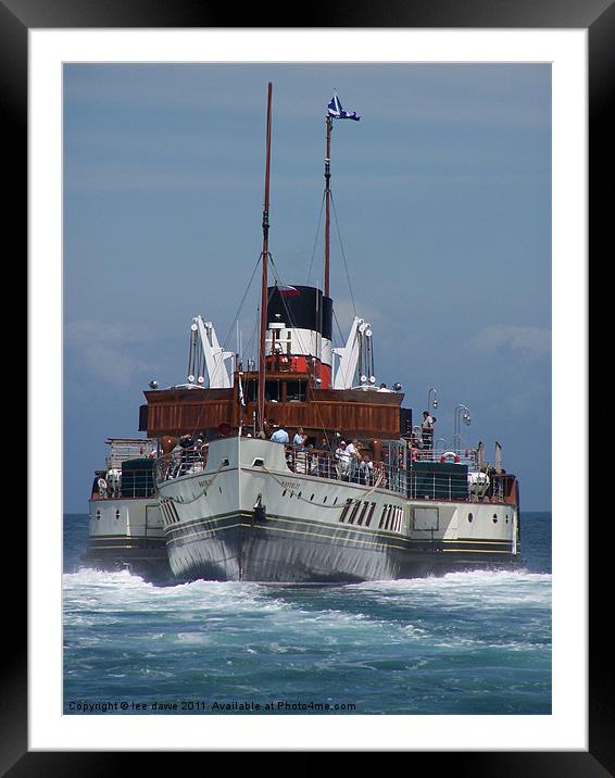 The Waverley paddle steamer Framed Mounted Print by Images of Devon