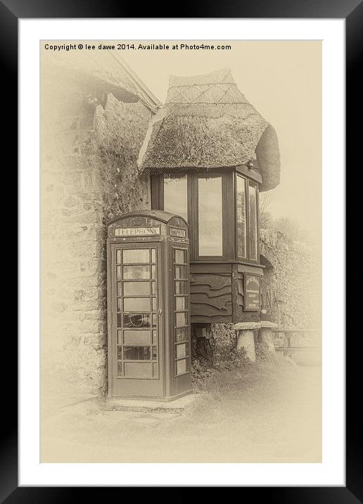  A Time Gone By Framed Mounted Print by Images of Devon