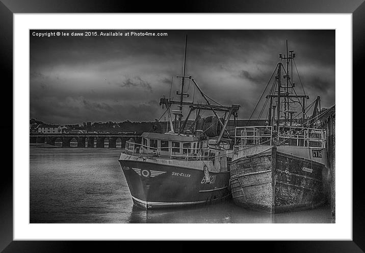  Time and Tide Framed Mounted Print by Images of Devon
