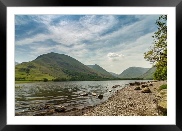 Brothers Water, Lake District Framed Mounted Print by Images of Devon