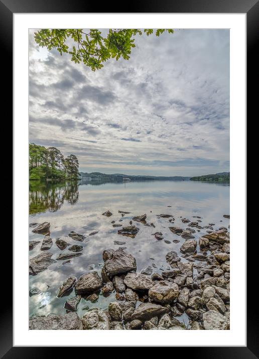 Lake Windermere, Cumbria Framed Mounted Print by Images of Devon