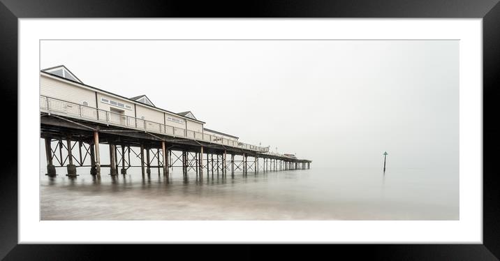 Teignmouth Pier, South Devon, Torbay. Framed Mounted Print by Images of Devon