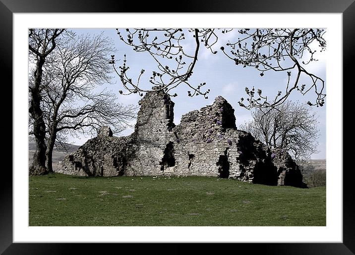 Castle Ruin Framed Mounted Print by Matt Cochrane