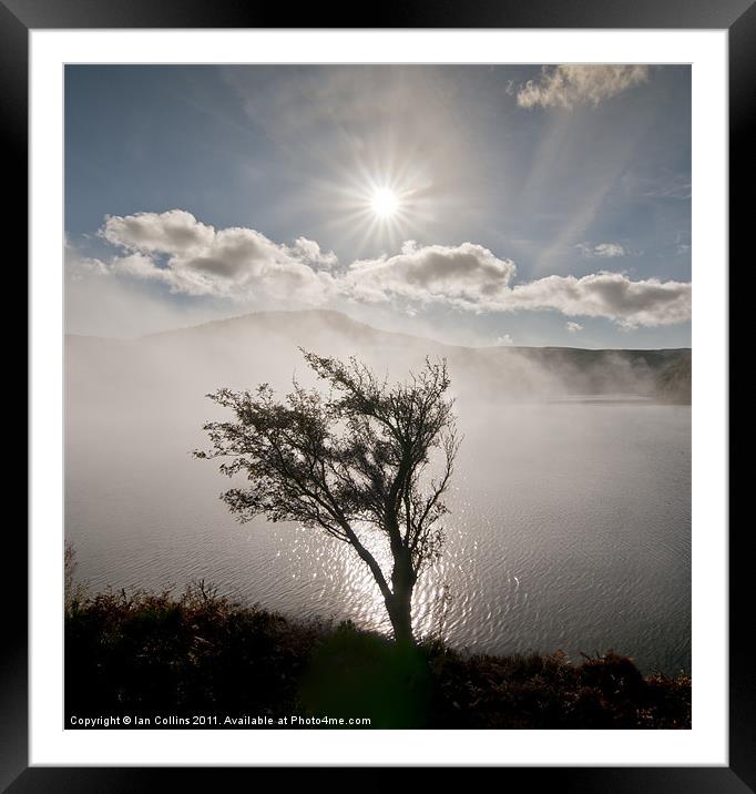 Elan Valley Mist 3 Framed Mounted Print by Ian Collins