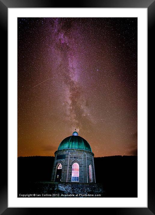 Elan Valley Milky Way Framed Mounted Print by Ian Collins