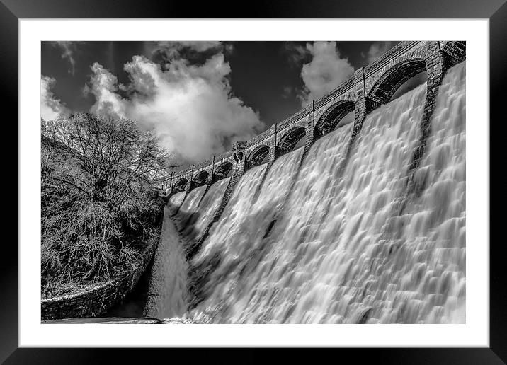 The Craig Goch Dam Framed Mounted Print by Ian Collins