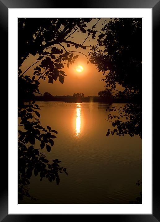 Canvus Sunset Naturally framed Framed Mounted Print by Jack Jacovou Travellingjour
