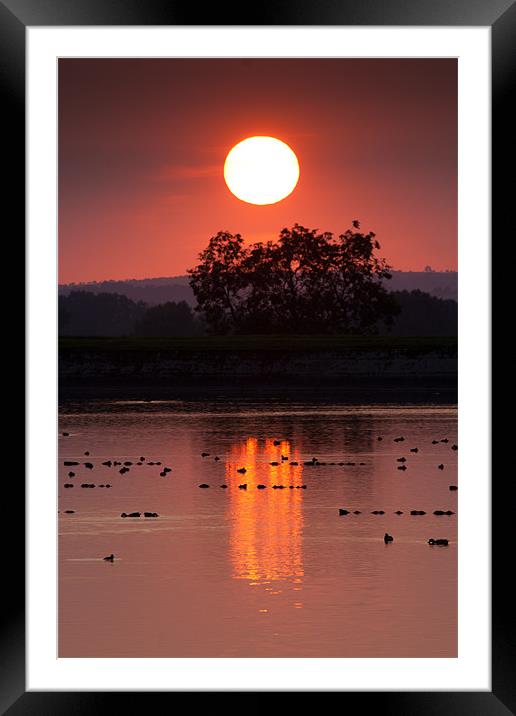 Glowing sunset Framed Mounted Print by Jack Jacovou Travellingjour