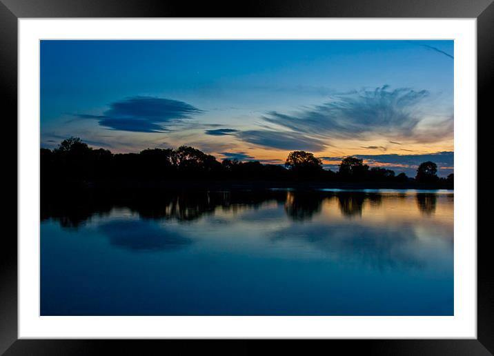 Sunset Cooling Down Nicely Framed Mounted Print by Jack Jacovou Travellingjour