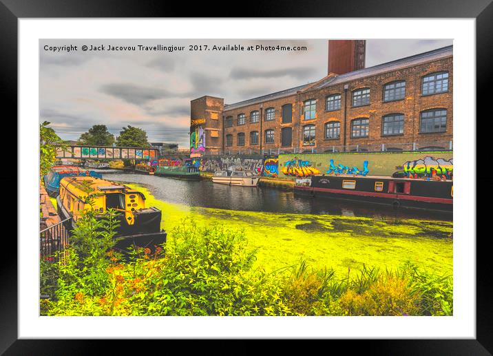 Hackney Wick London Framed Mounted Print by Jack Jacovou Travellingjour