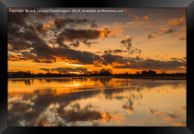 Startops golden sunset Framed Print by Jack Jacovou Travellingjour