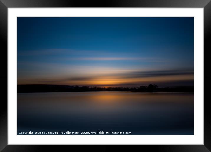 Blury sunset  Framed Mounted Print by Jack Jacovou Travellingjour