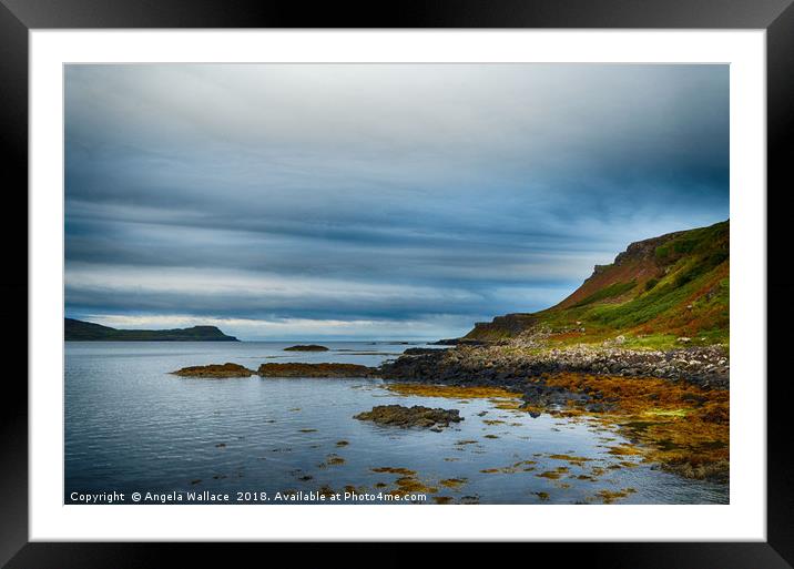 Cloudy in Calgary                  Framed Mounted Print by Angela Wallace