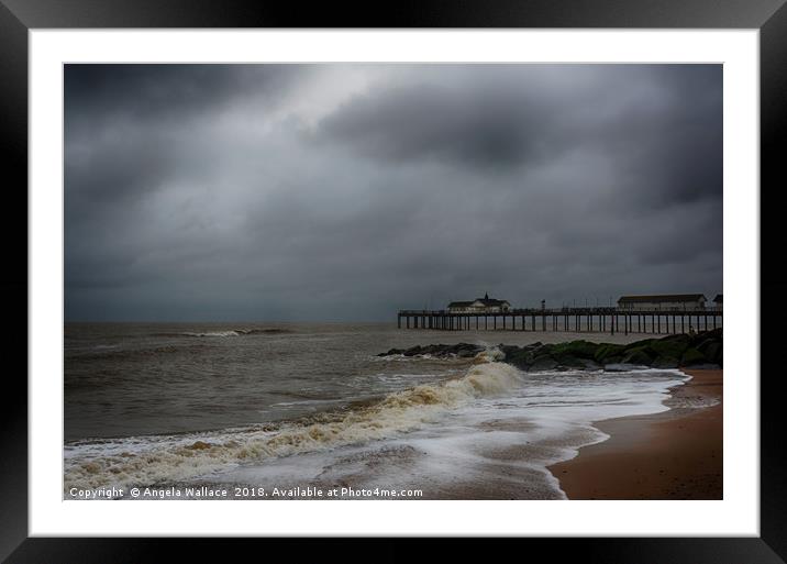 Southwold Pier              Framed Mounted Print by Angela Wallace