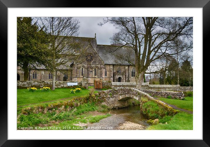 St Lawrence's Anglican Church                 Framed Mounted Print by Angela Wallace