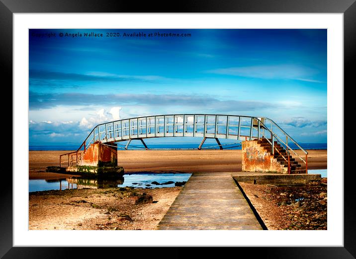 The Bridge to Nowhere Framed Mounted Print by Angela Wallace