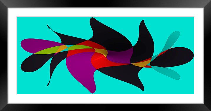 FRACTAL DIGITAL IMAGE Framed Mounted Print by Robert Happersberg