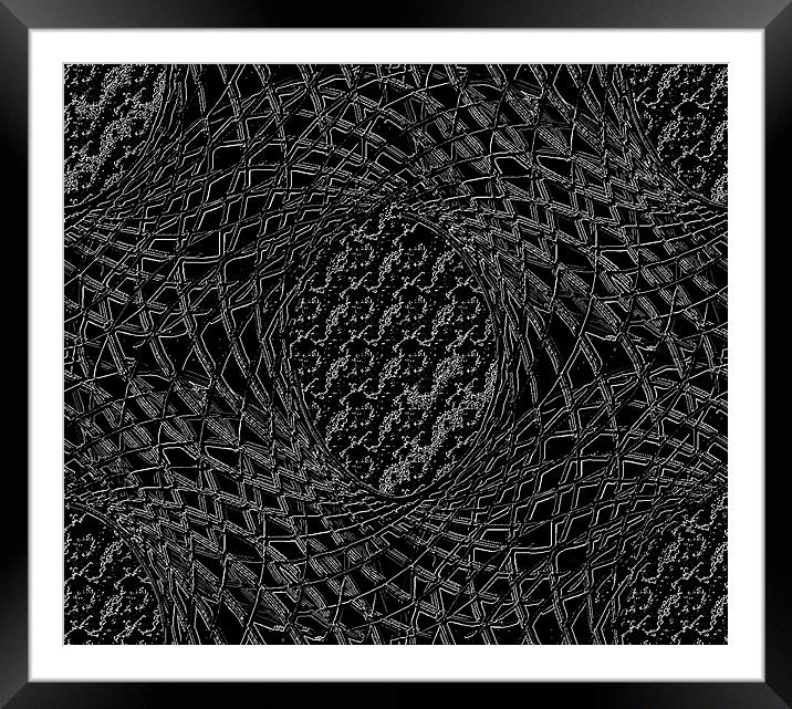 INTERWOVEN Framed Mounted Print by Robert Happersberg