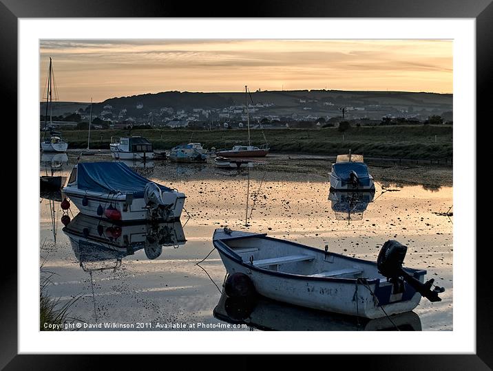Almost Sunrise. Framed Mounted Print by Dave Wilkinson North Devon Ph