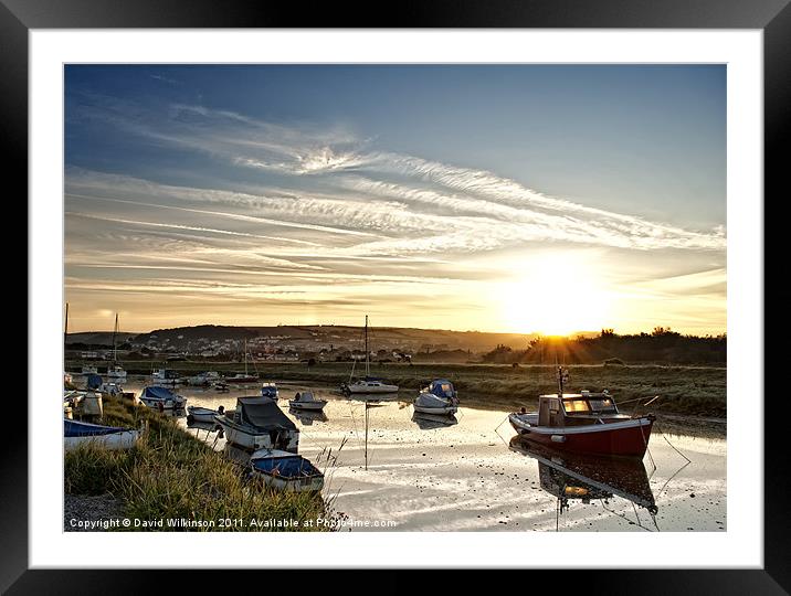 The Magic Moment Framed Mounted Print by Dave Wilkinson North Devon Ph