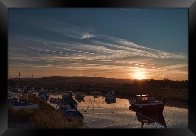 Braunton Pill North Devon Framed Print by Dave Wilkinson North Devon Ph