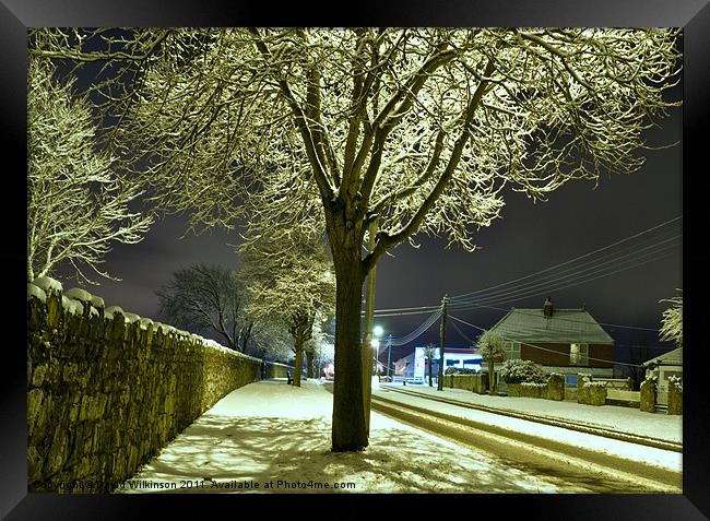 Snow Tree Framed Print by Dave Wilkinson North Devon Ph
