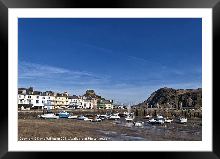 Ilfracombe Harbour Framed Mounted Print by Dave Wilkinson North Devon Ph