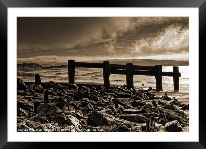 Early morning mist Framed Mounted Print by Dave Wilkinson North Devon Ph