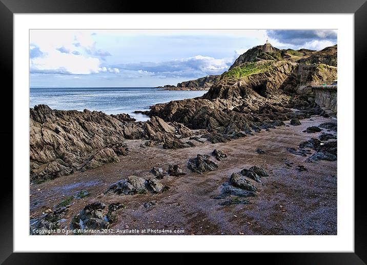Ilfracombe Daytime Framed Mounted Print by Dave Wilkinson North Devon Ph