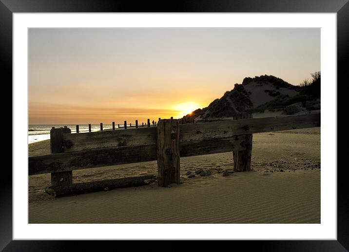 Crow Point Framed Mounted Print by Dave Wilkinson North Devon Ph