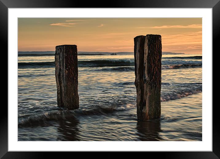 Crow Point Framed Mounted Print by Dave Wilkinson North Devon Ph