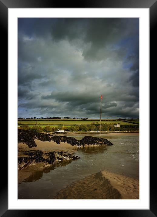 River Taw Framed Mounted Print by Dave Wilkinson North Devon Ph