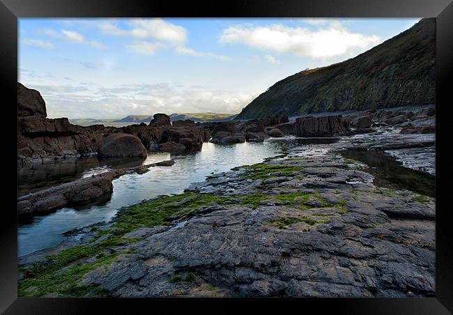 Bucks Mill Framed Print by Dave Wilkinson North Devon Ph