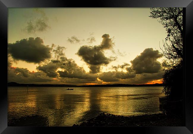 River Taw sunrise Framed Print by Dave Wilkinson North Devon Ph