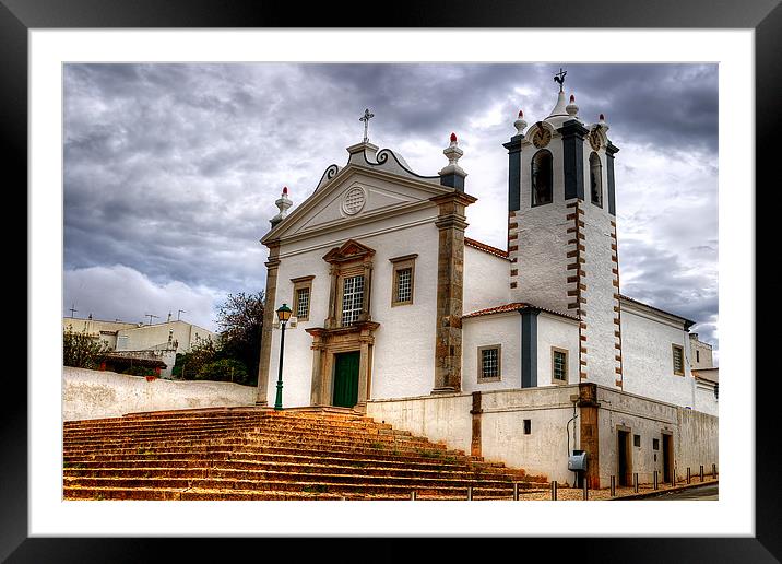 Estoi Church Portugal Framed Mounted Print by Dave Wilkinson North Devon Ph