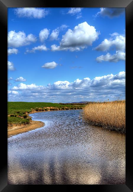 Braunton Marsh Framed Print by Dave Wilkinson North Devon Ph