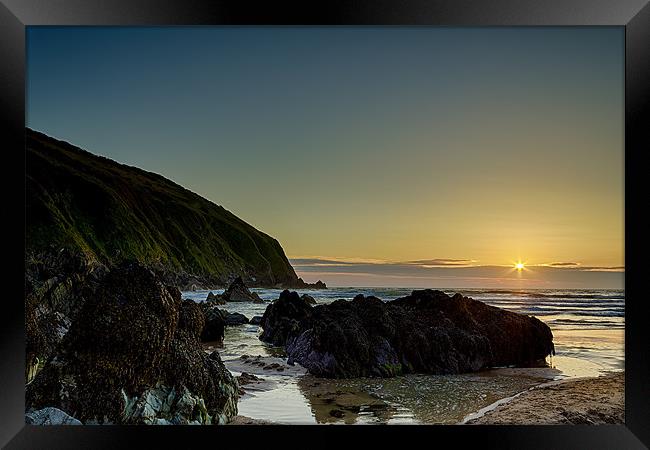 Putsborough Sands Framed Print by Dave Wilkinson North Devon Ph