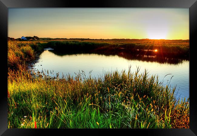 North Devon Sunset Framed Print by Dave Wilkinson North Devon Ph