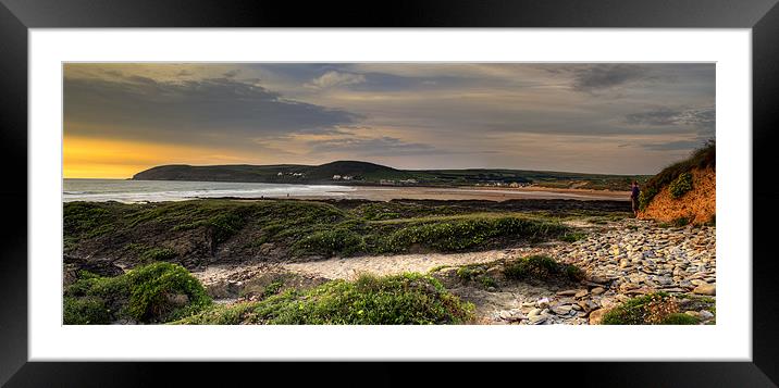 Croyde Bay Framed Mounted Print by Dave Wilkinson North Devon Ph
